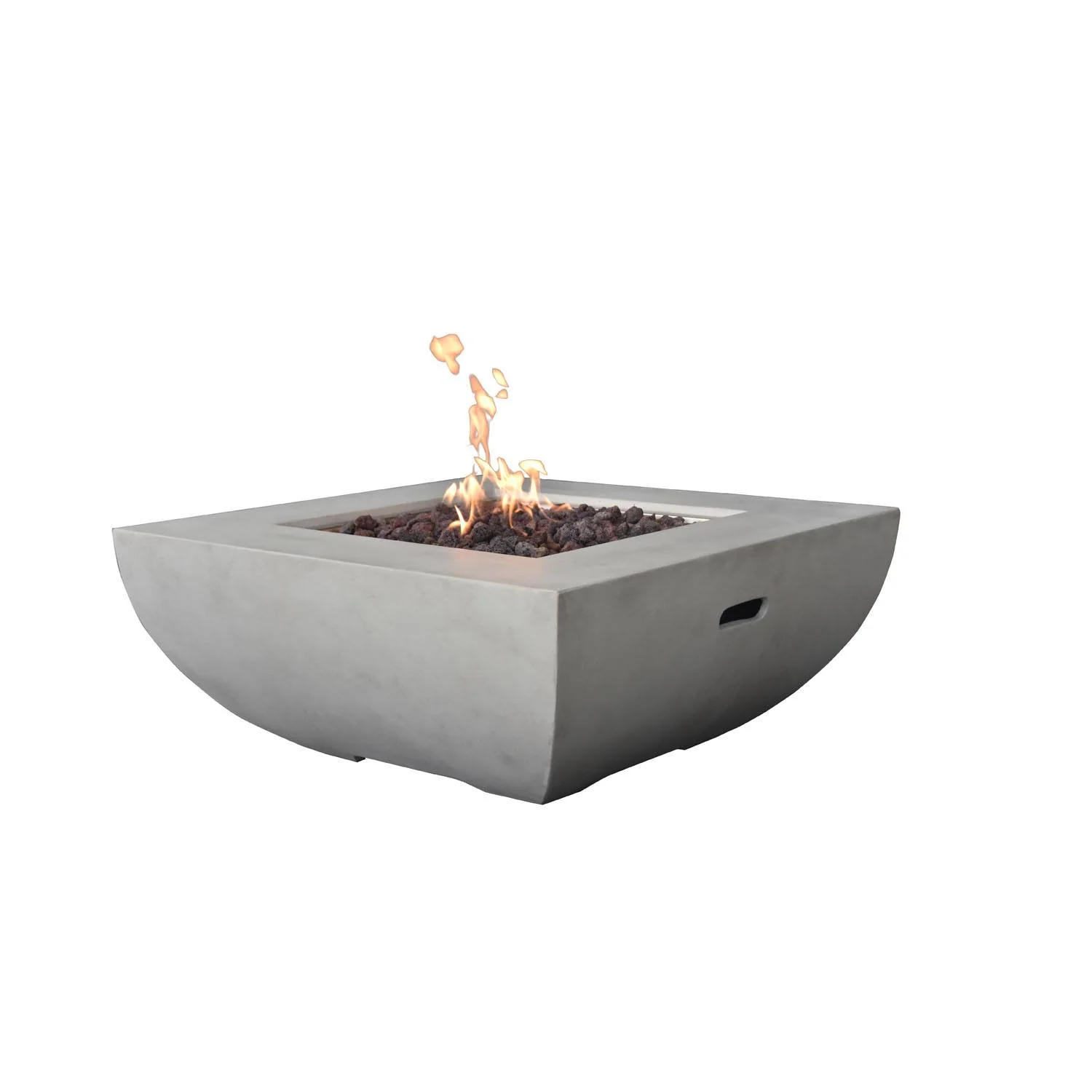 Agung Concrete Lava Stone Fire Table - Natural Gas - Image 4