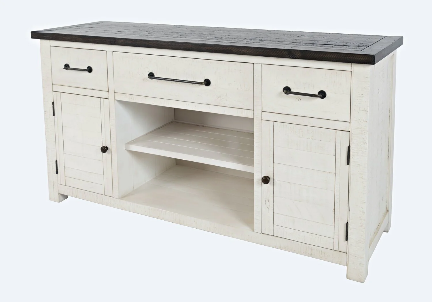 Ahna 60" TV Stand - White - Image 4