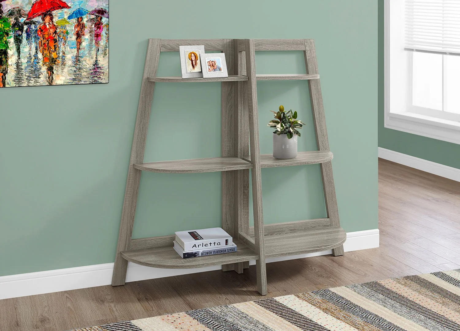Alameda Bookcase - Dark Taupe - Image 2