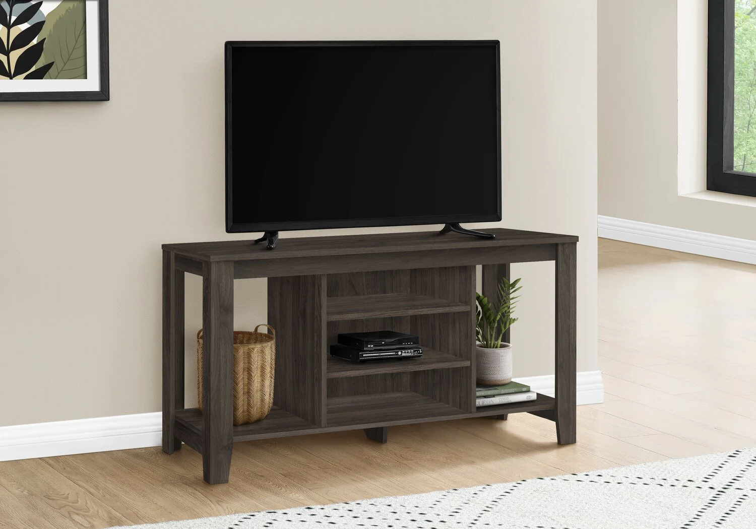 Alguno 48" TV Stand - Brown - Image 2