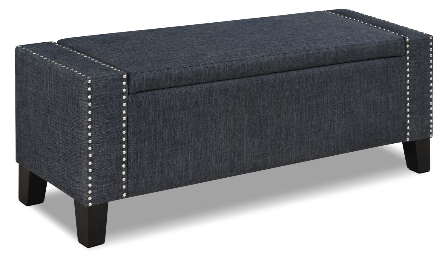 Alistair Storage Ottoman - Grey