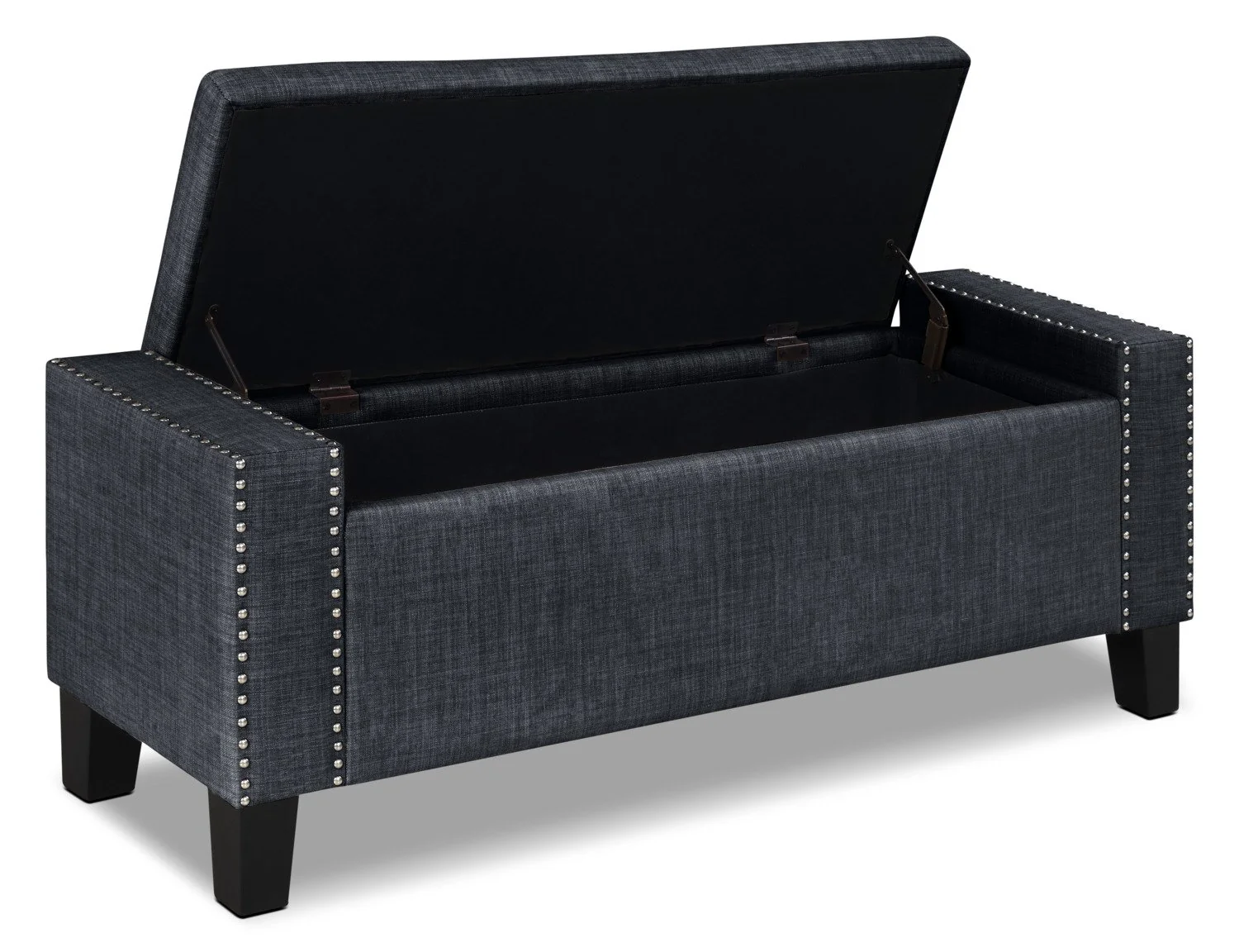 Alistair Storage Ottoman - Grey - Image 3