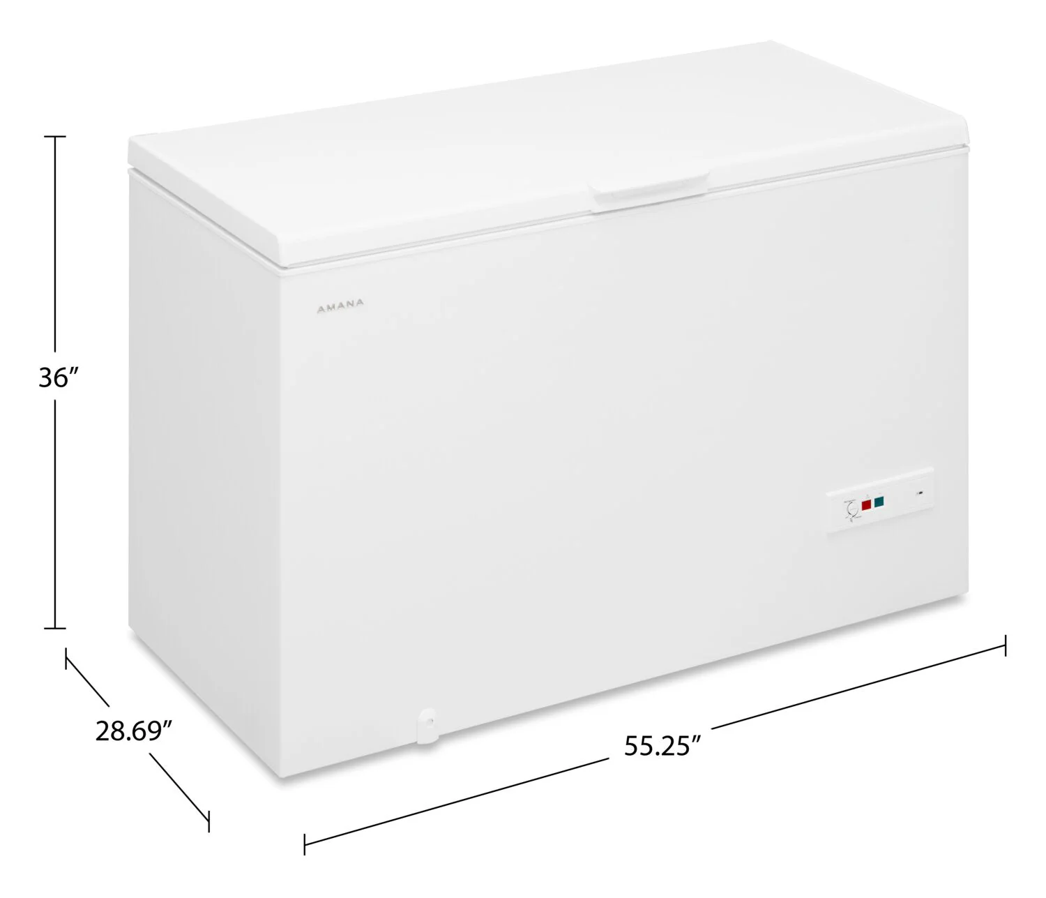 Amana 16 Cu. Ft. Convertible Chest Refrigerator-Freezer - AZC5216LW - Image 7