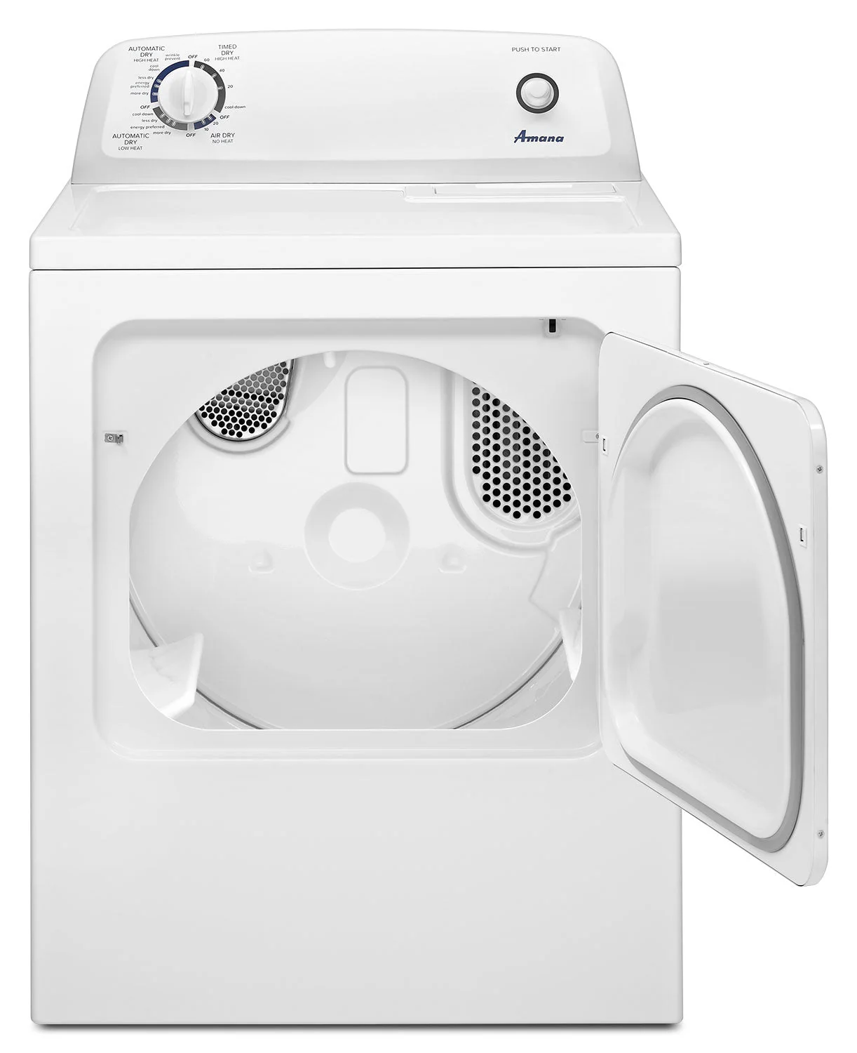 Amana White Gas Dryer (6.5 Cu. Ft.) - NGD4655EW - Image 2