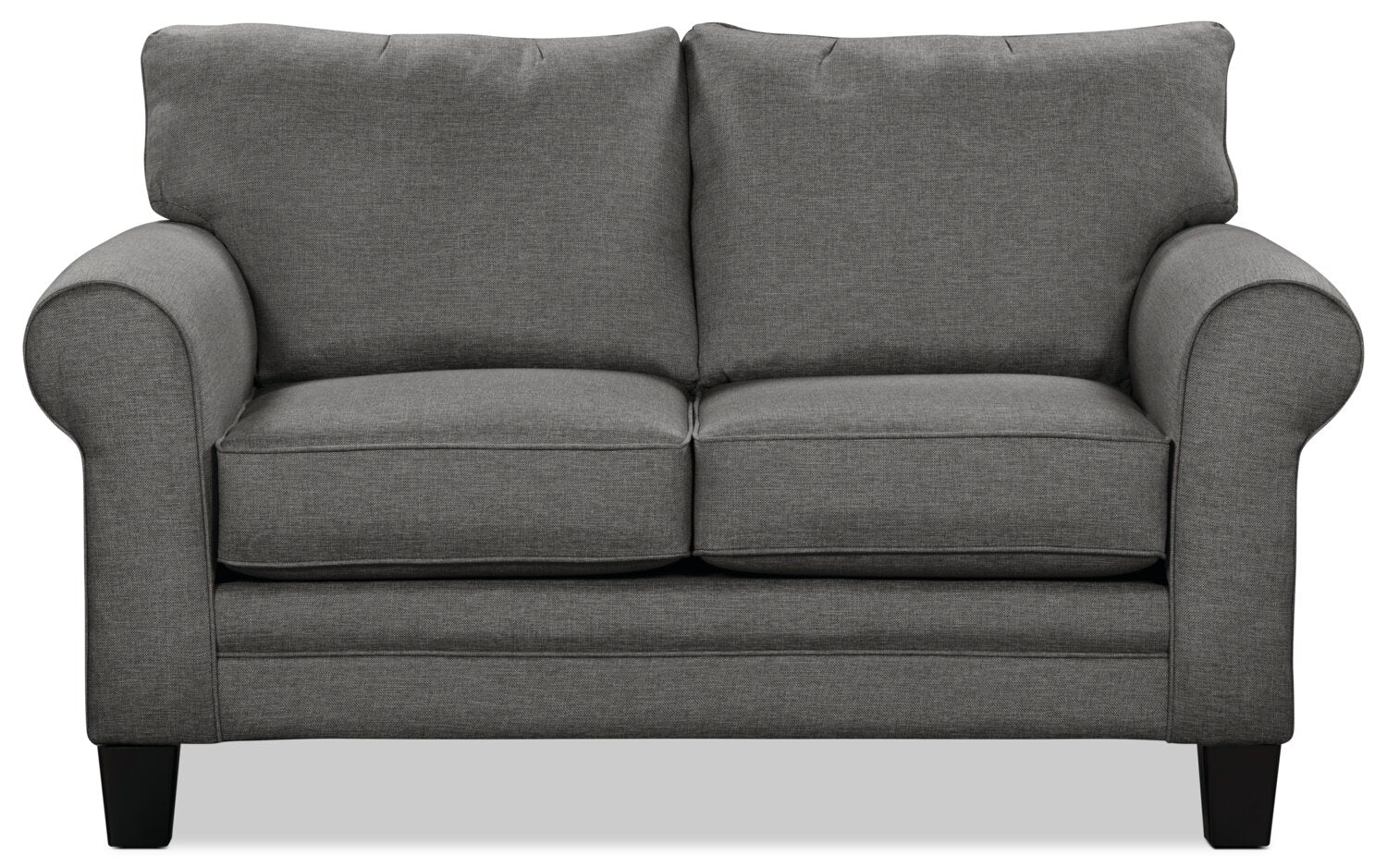 Amara Fabric Loveseat - Steel - Image 2