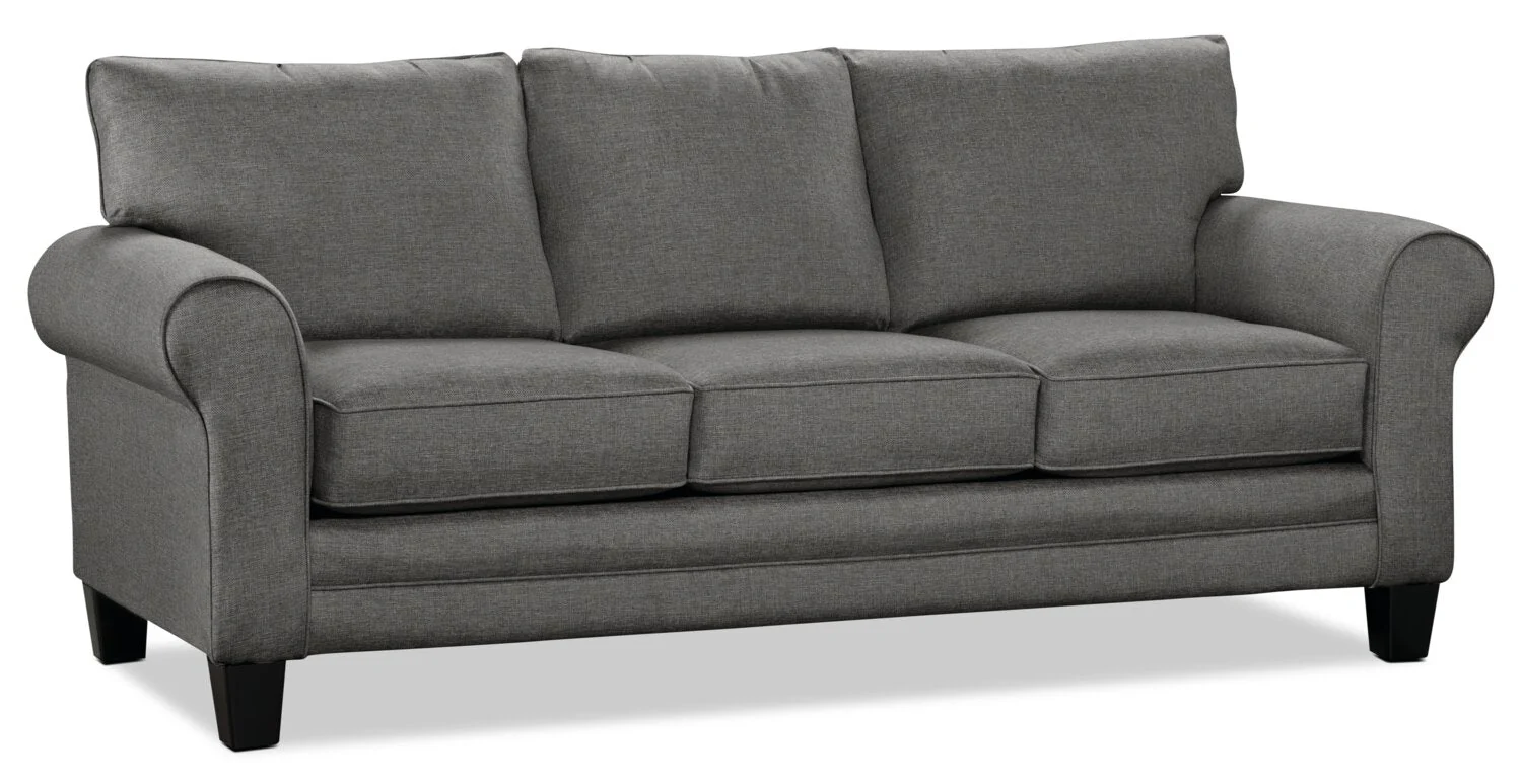 Amara Fabric Sofa - Steel - Image 4