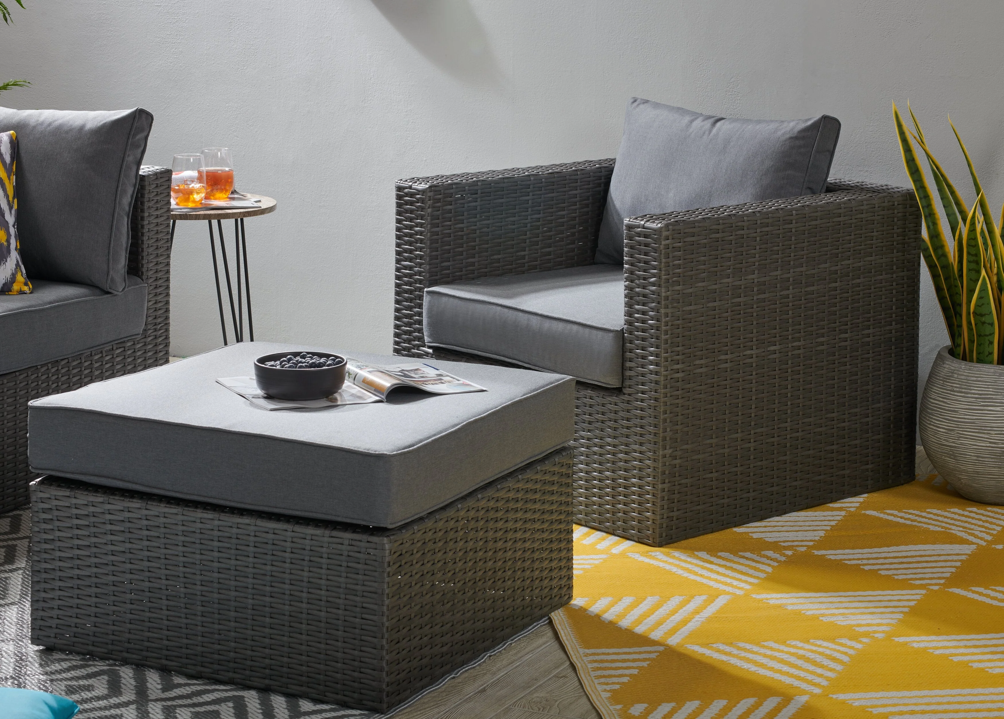 Anegada Large Patio Ottoman - Image 5