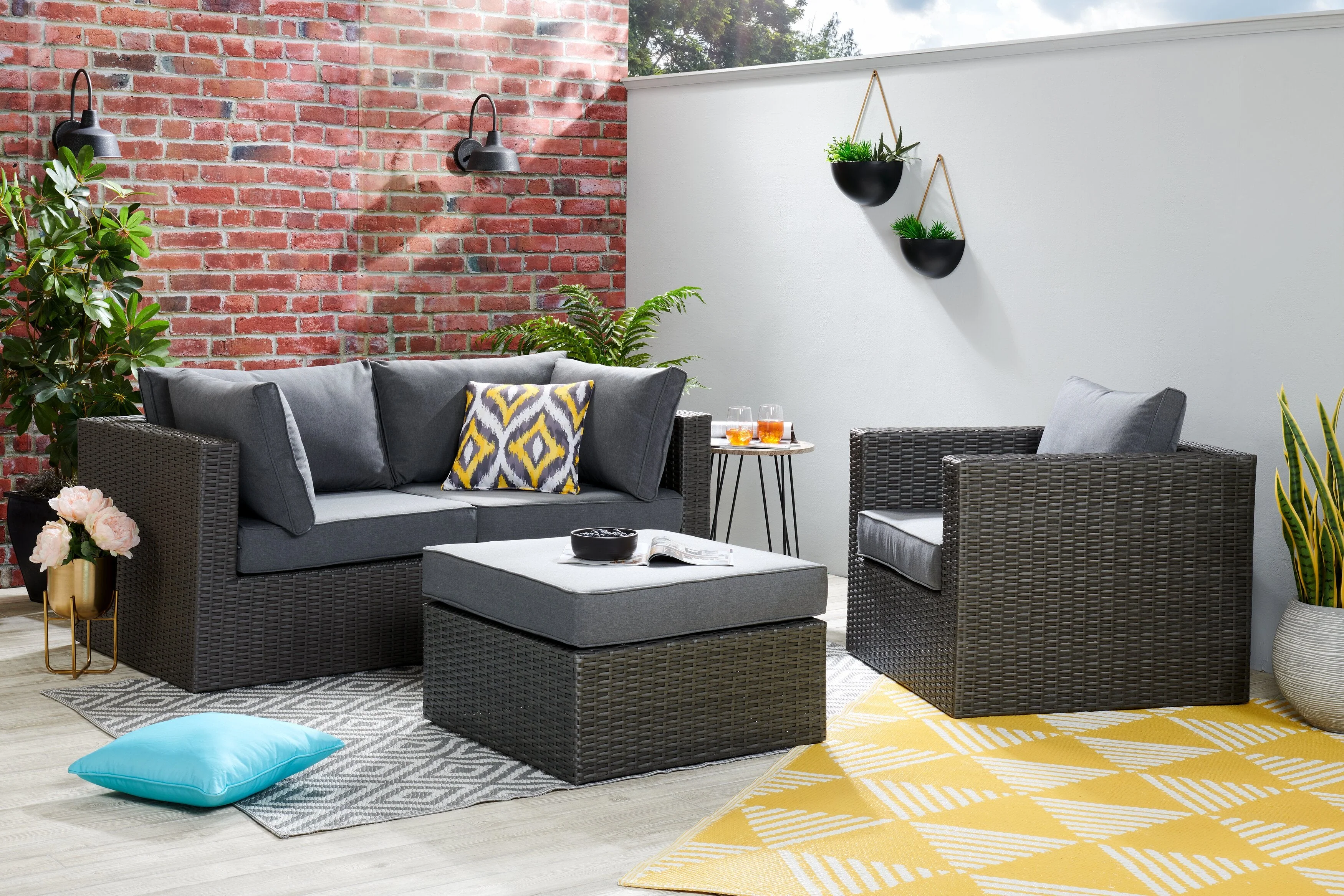 Anegada Large Patio Ottoman - Image 6