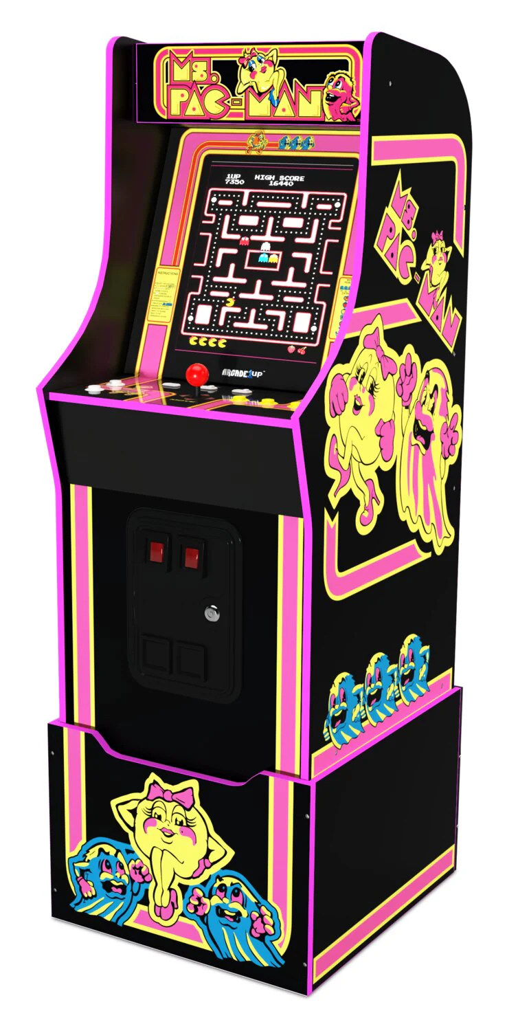 Arcade1Up Bandai Namco Legacy Ms. PAC-MAN™ Edition Arcade Cabinet with Riser - Image 2