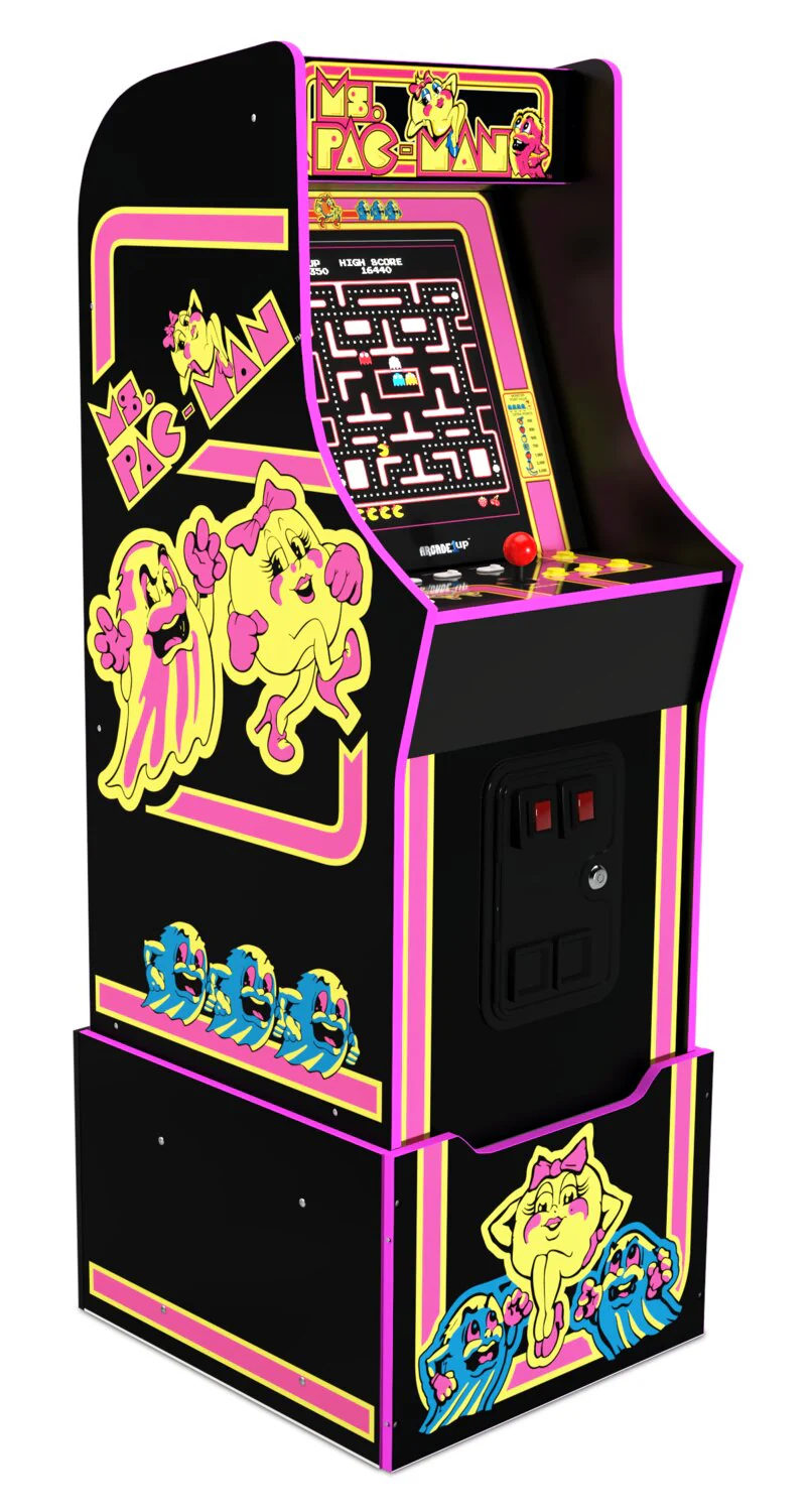 Arcade1Up Bandai Namco Legacy Ms. PAC-MAN™ Edition Arcade Cabinet with Riser - Image 3