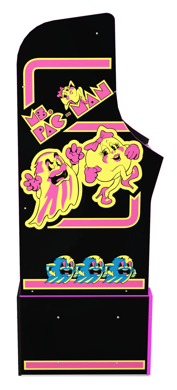 Arcade1Up Bandai Namco Legacy Ms. PAC-MAN™ Edition Arcade Cabinet with Riser - Image 7