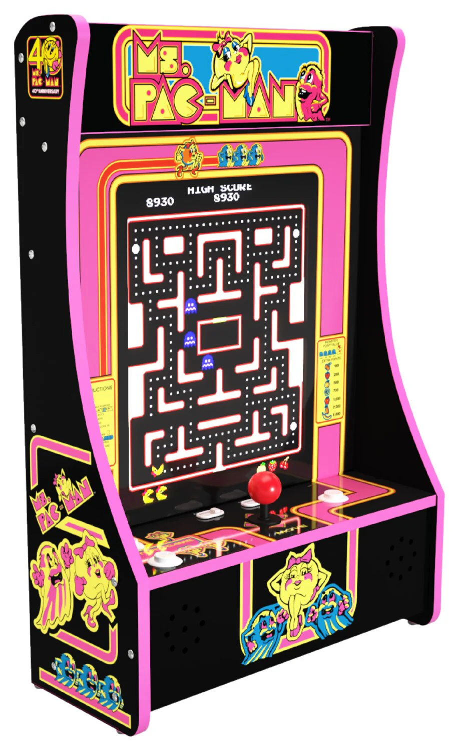Arcade1up Ms. PAC-MAN™ Portable Partycade 40th Anniversary Edition - Image 2