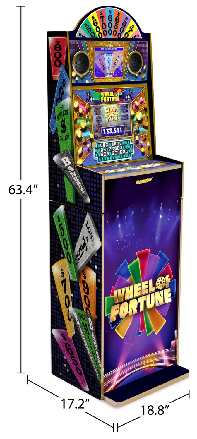 Arcade1Up Wheel of Fortune Casinocade Deluxe Arcade Game Cabinet - Image 5