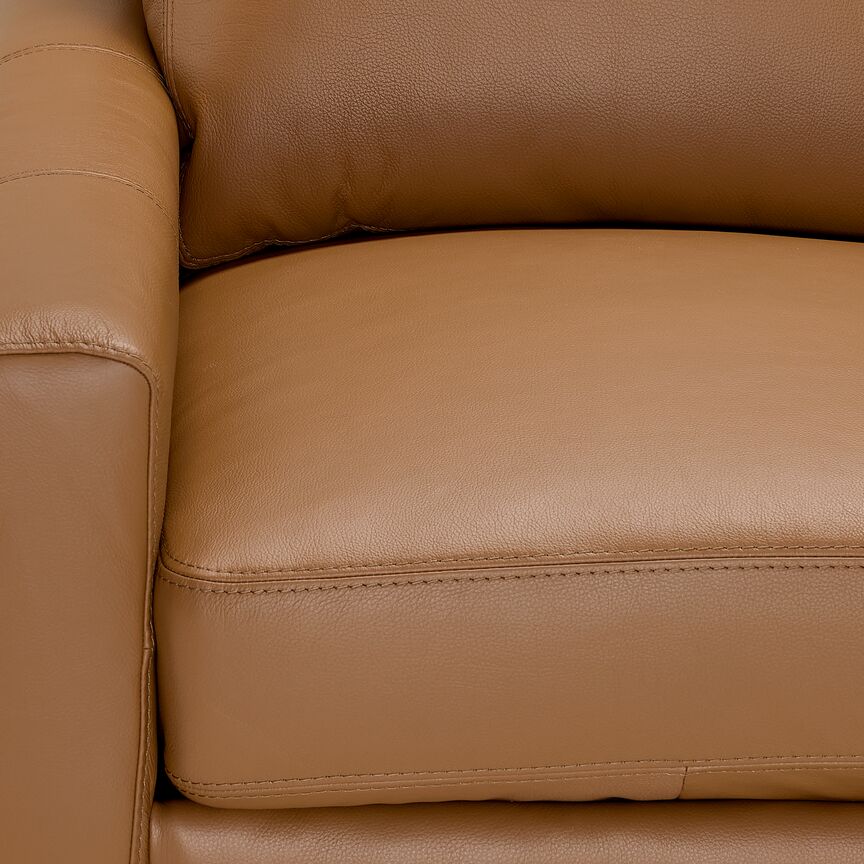 Arcadia Leather Chair - Saddle - Image 3