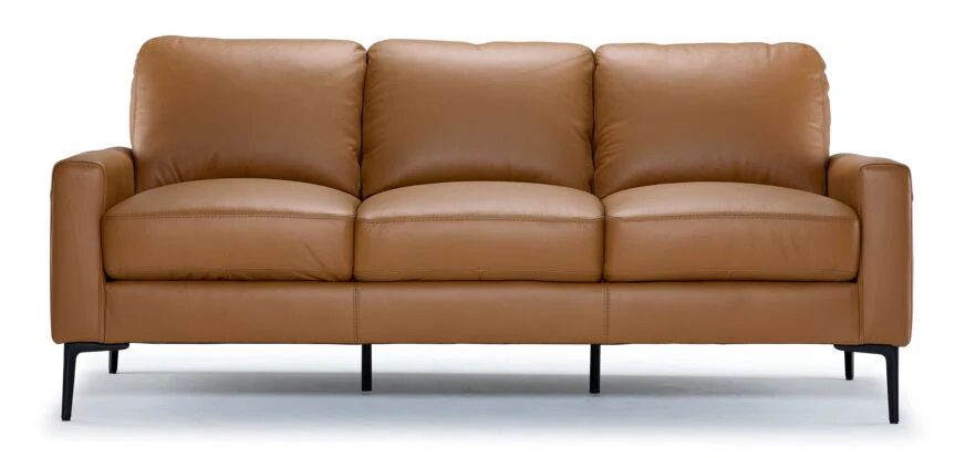 Arcadia Leather Sofa - Saddle - Image 2
