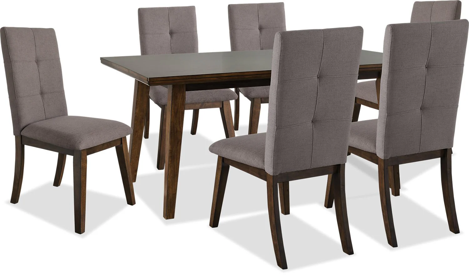 Argyle 7-Piece Dining Set - Brown