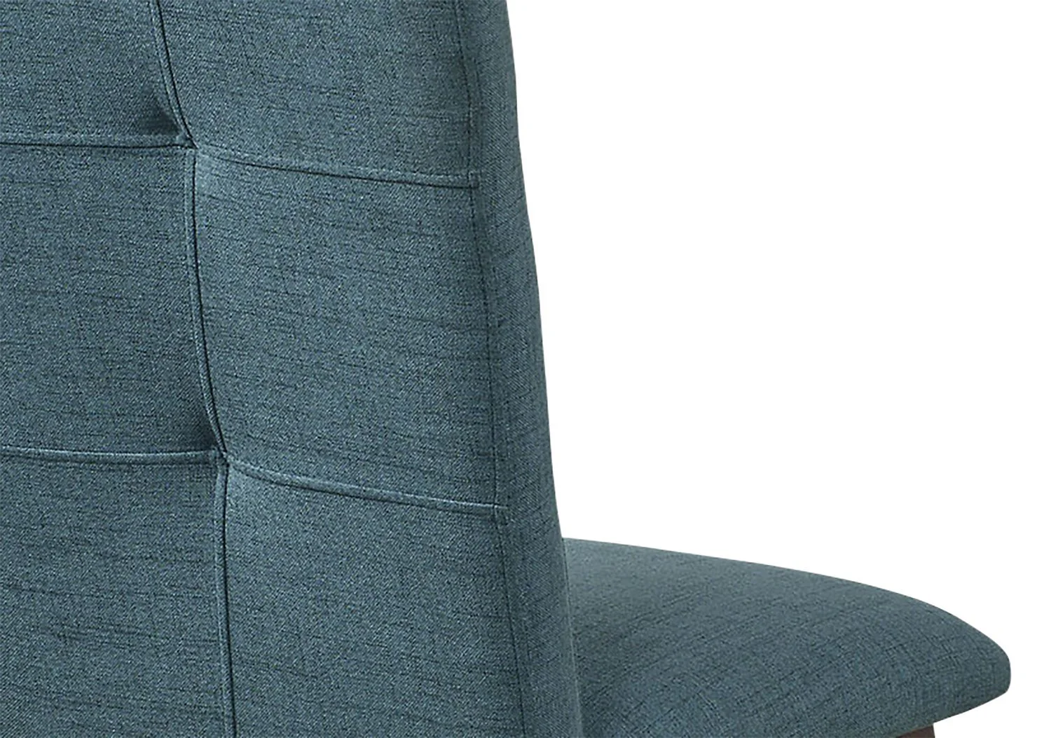 Argyle Fabric Dining Chair - Aqua - Image 7