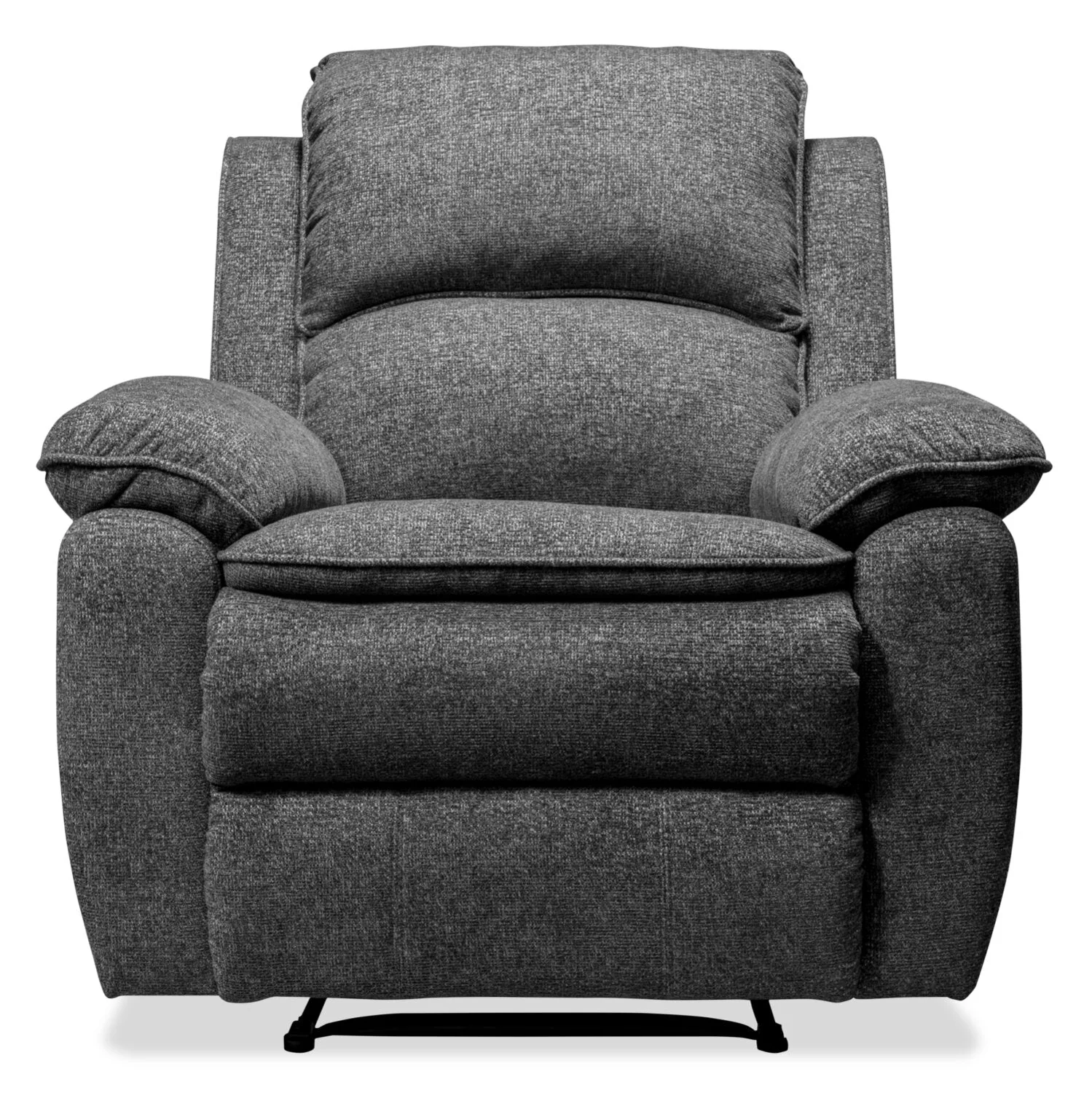 Ariss Chenille Recliner - Grey - Image 2