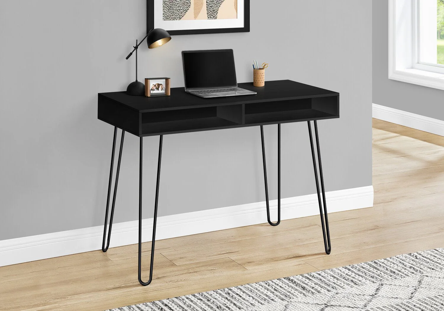Arkell Desk - Black - Image 3