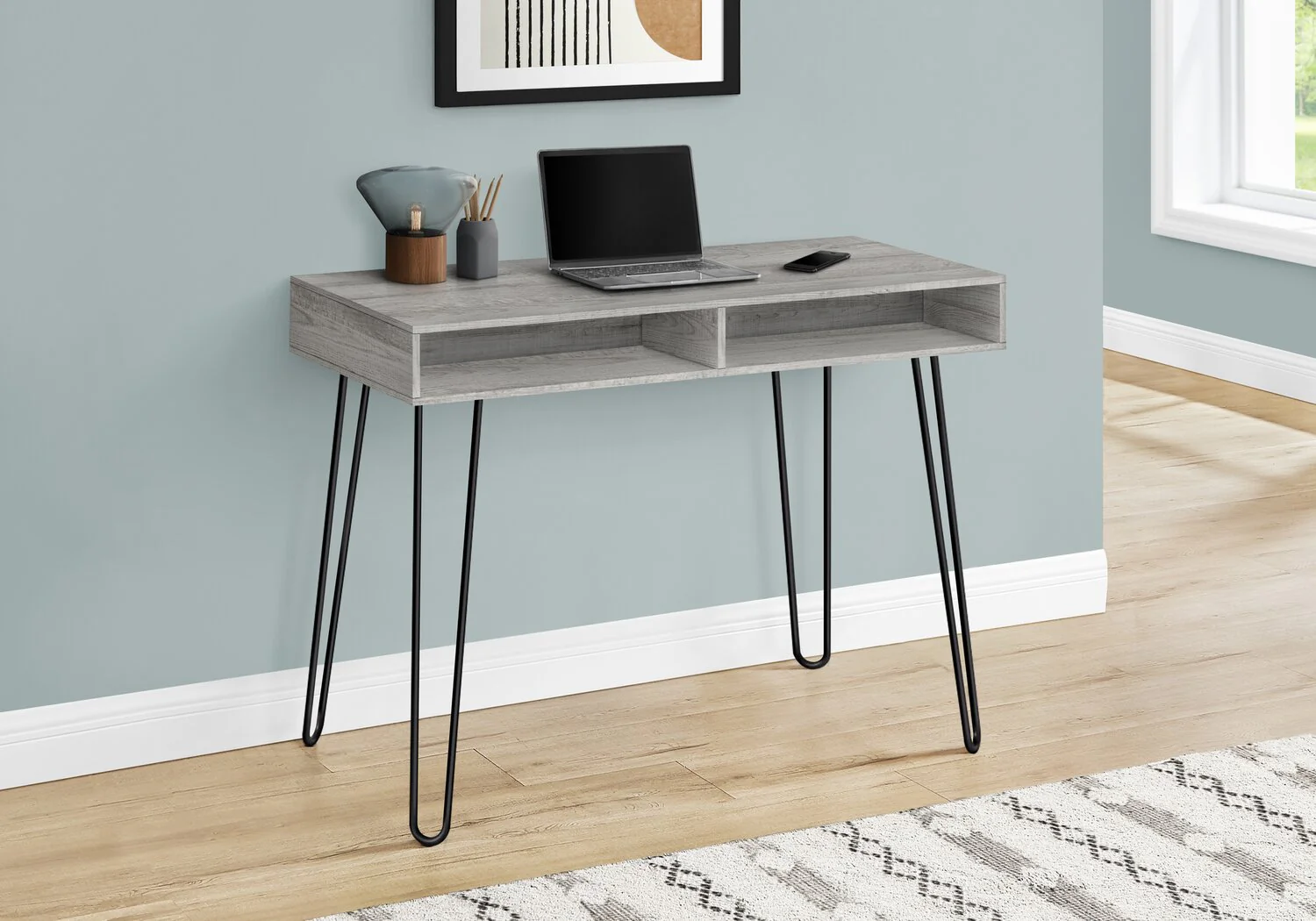 Arkell Desk - Grey - Image 3