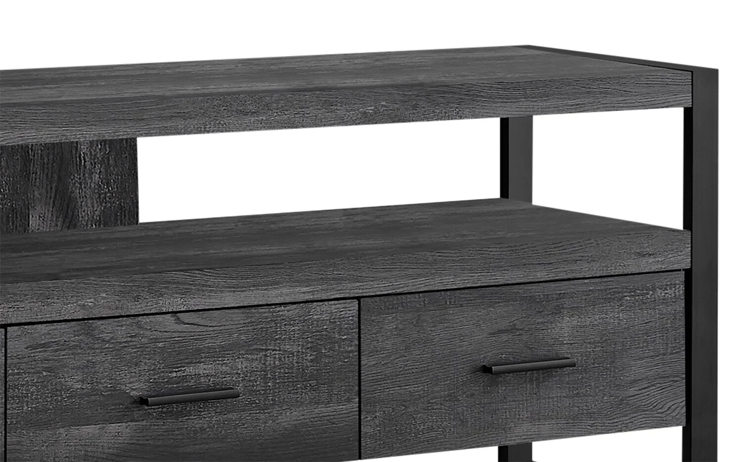 Arkona 60" TV Stand - Black - Image 2