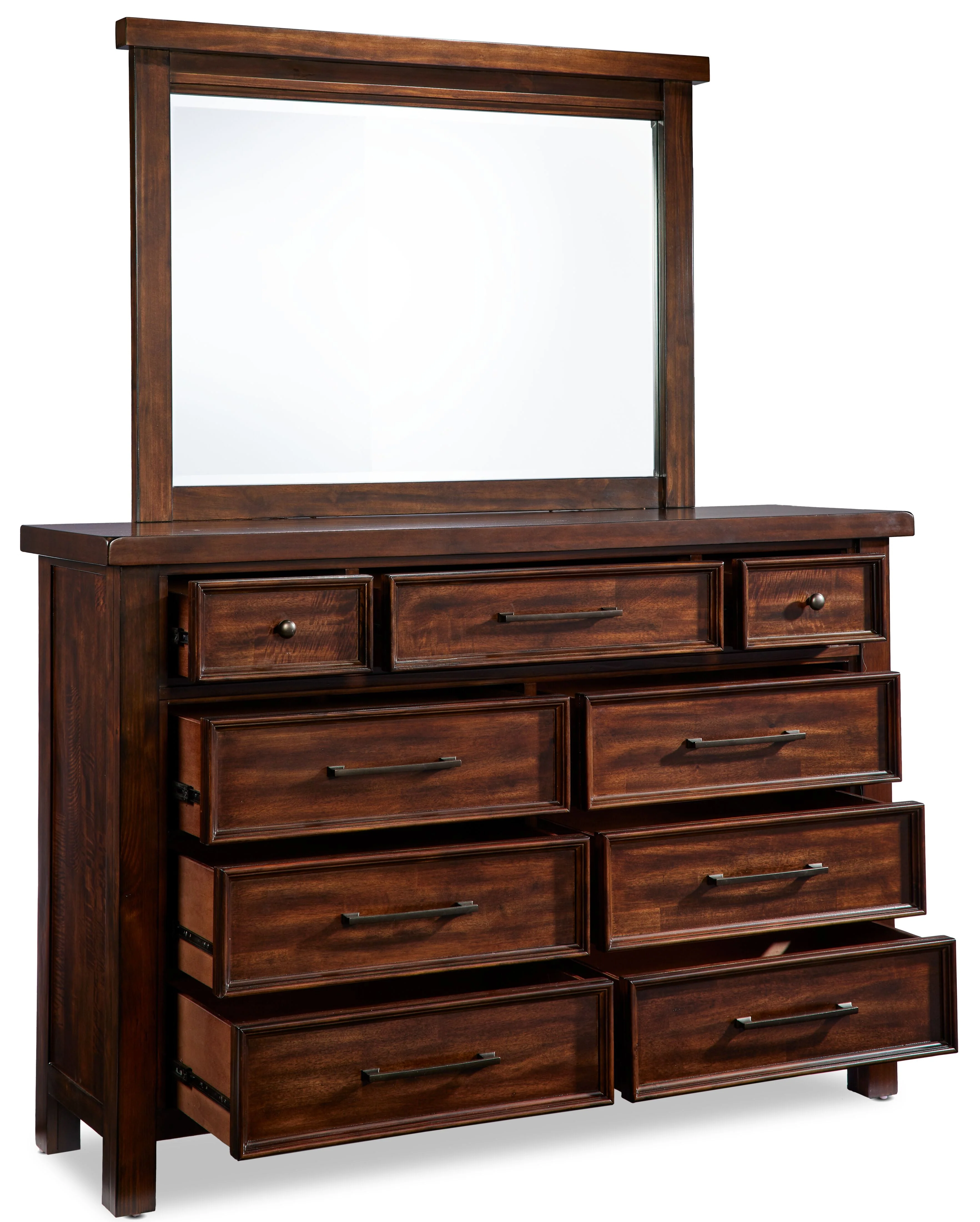 Ashtyn 6-Piece King Storage Bedroom Set - Dark Brown - Image 4
