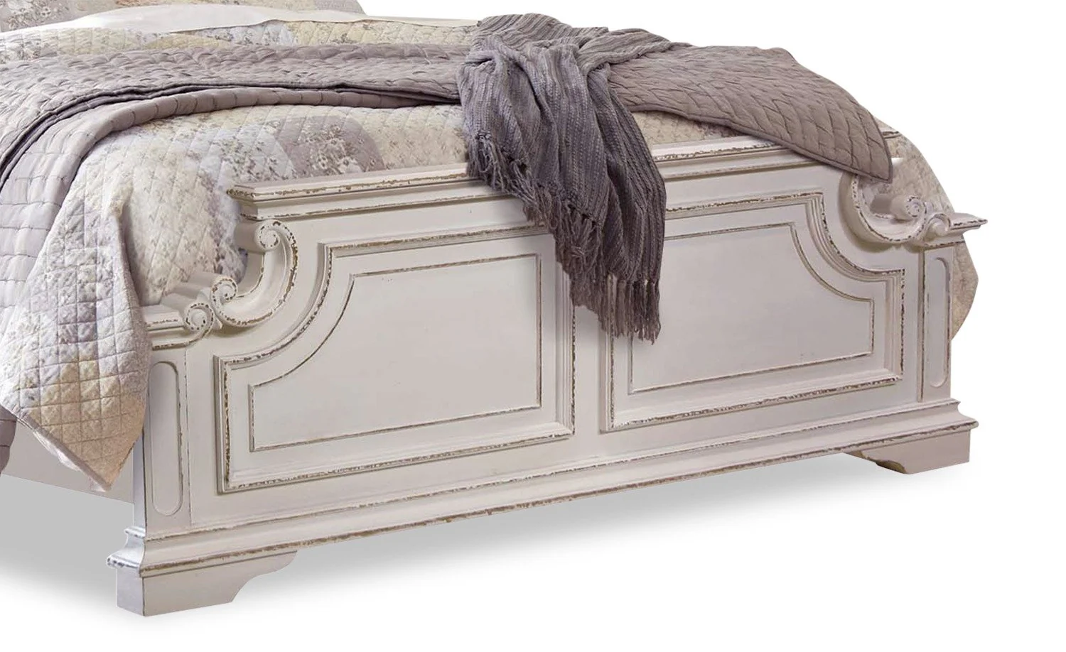 Aurelia King Bed - Antique White - Image 5