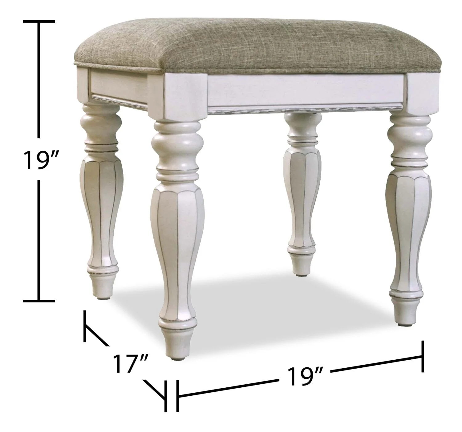 Aurelia Vanity Stool - Image 5
