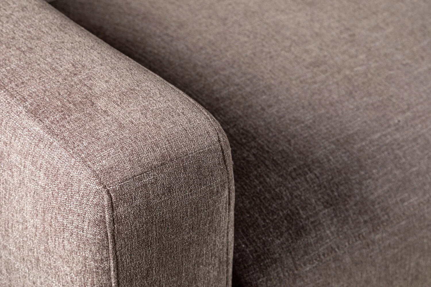 Bassett Chenille 5-Piece Modular Sectional - Coffee - Image 3