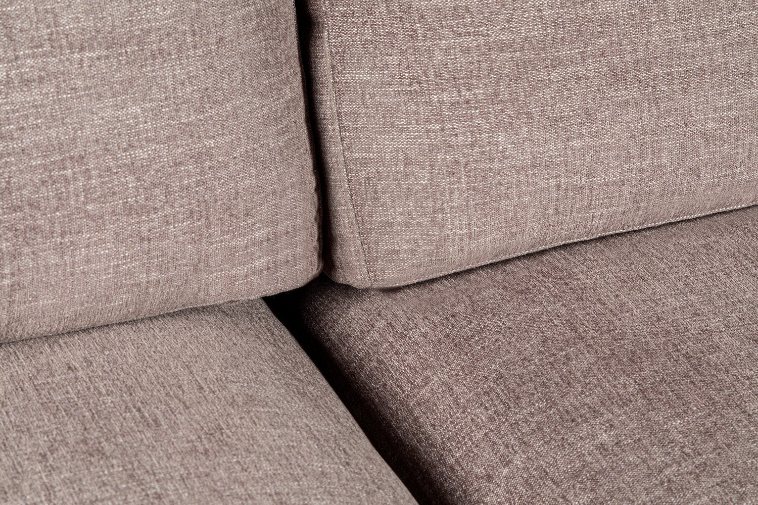 Bassett Chenille 5-Piece Modular Sectional - Coffee - Image 4