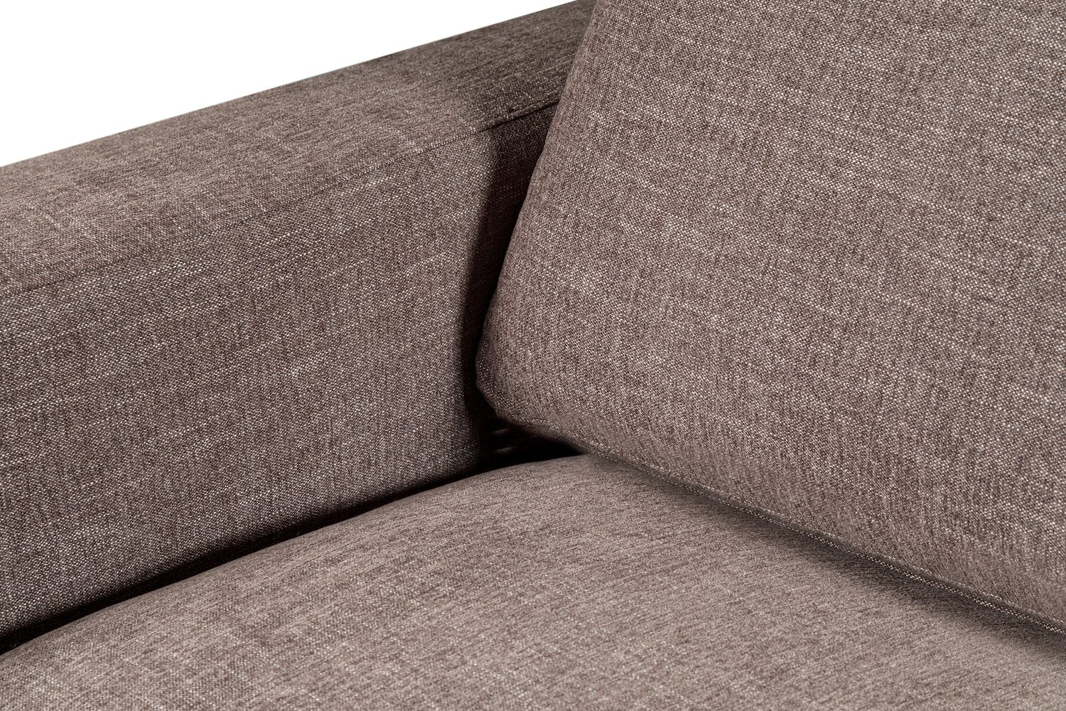 Bassett Chenille Left-Facing Chair - Coffee - Image 7