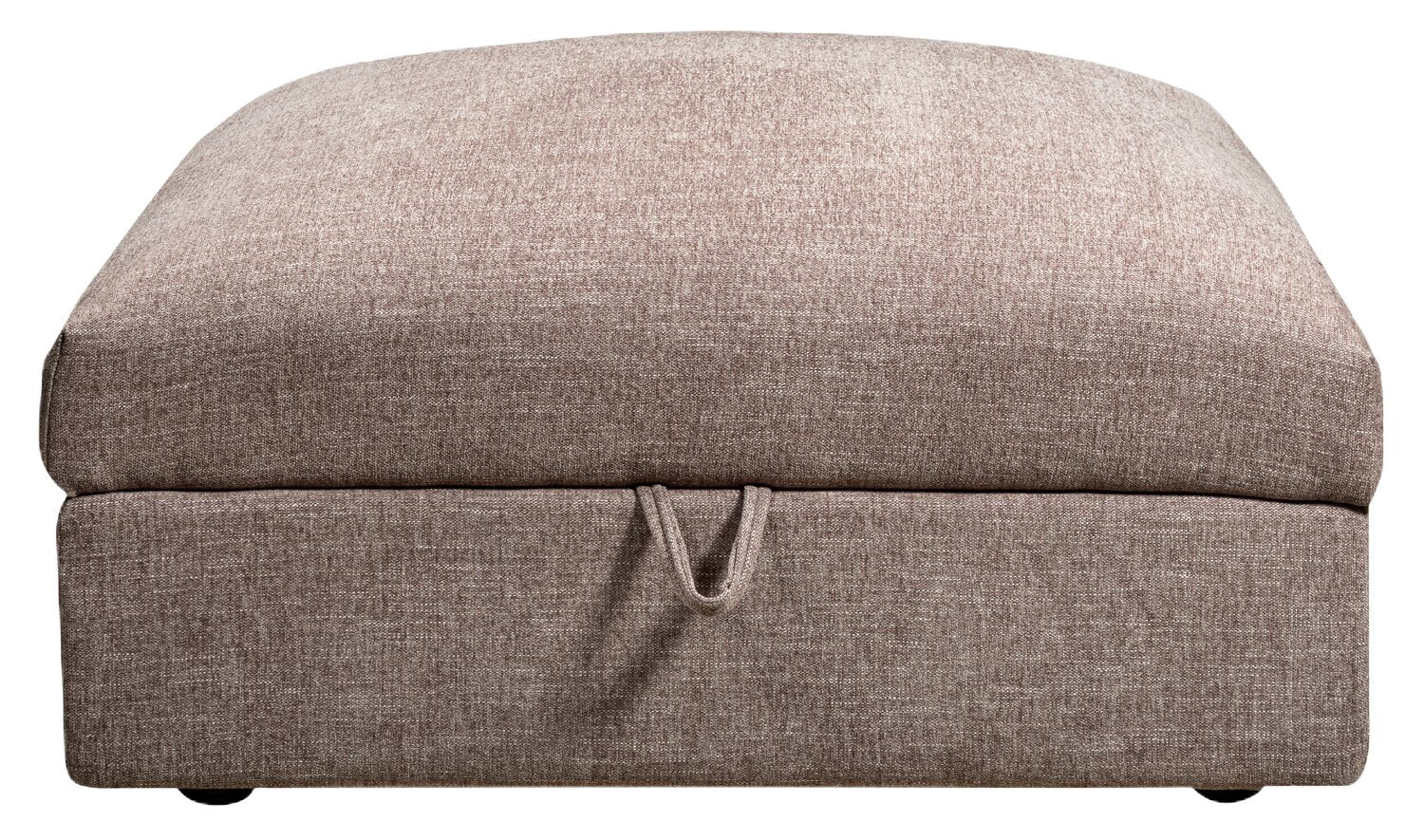 Bassett Chenille Ottoman - Coffee - Image 2