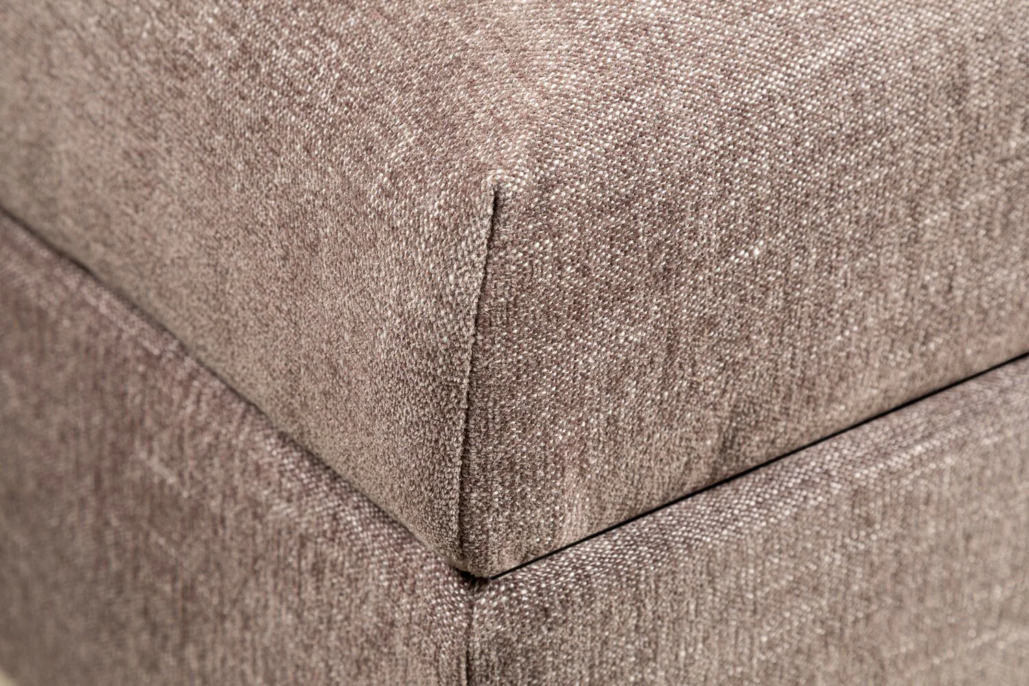 Bassett Chenille Ottoman - Coffee - Image 5