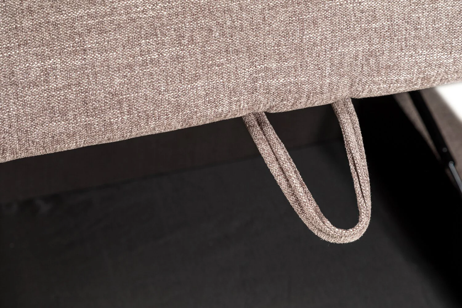 Bassett Chenille Ottoman - Coffee - Image 8