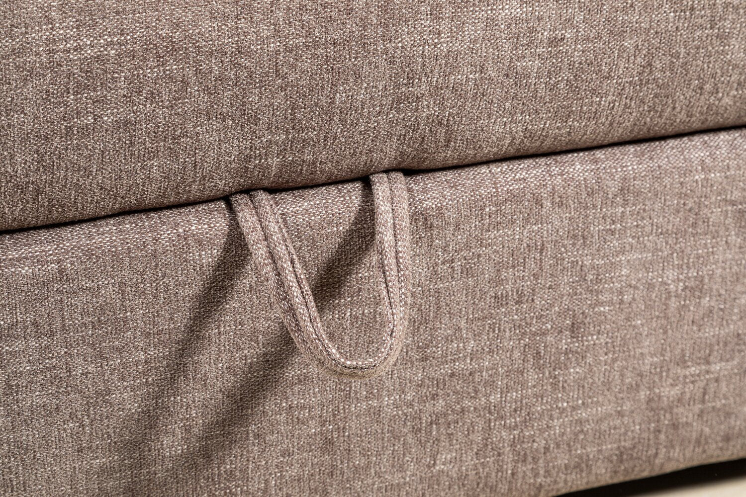 Bassett Chenille Ottoman - Coffee - Image 9