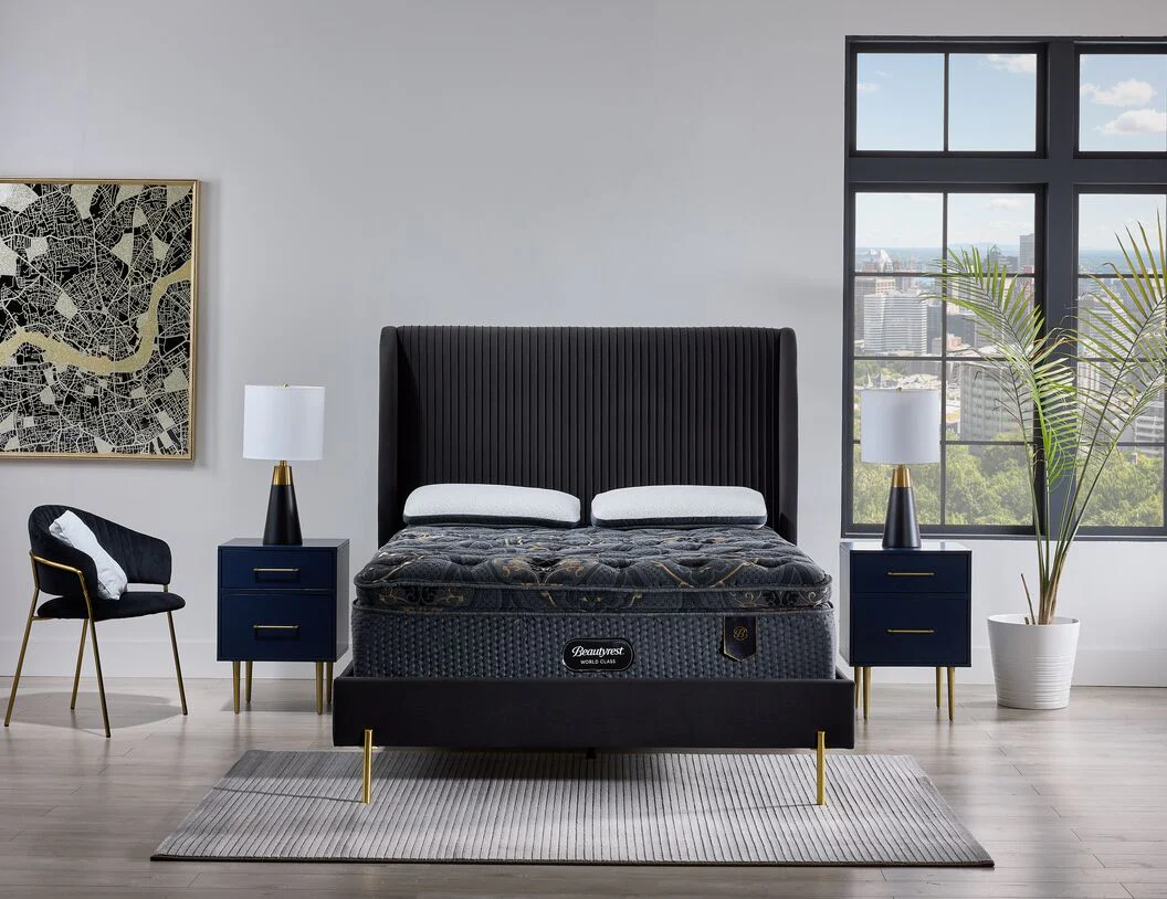 Beautyrest World Class Harmony Plush Twin XL Set - Image 2