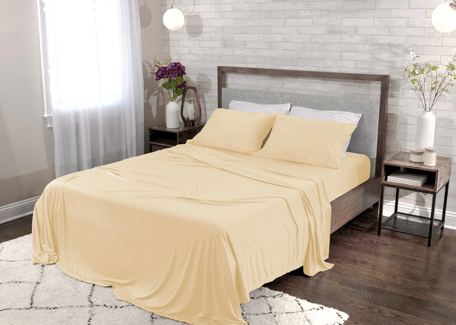 BEDGEAR Dri-Tec® 4-Piece Queen Sheet Set - Champagne - Image 5