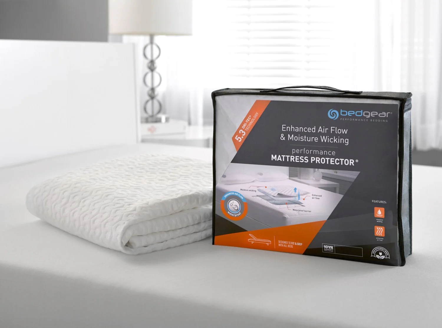 Bedgear™ Dri-Tec® 5.3 Performance Full Mattress Protector - Image 3