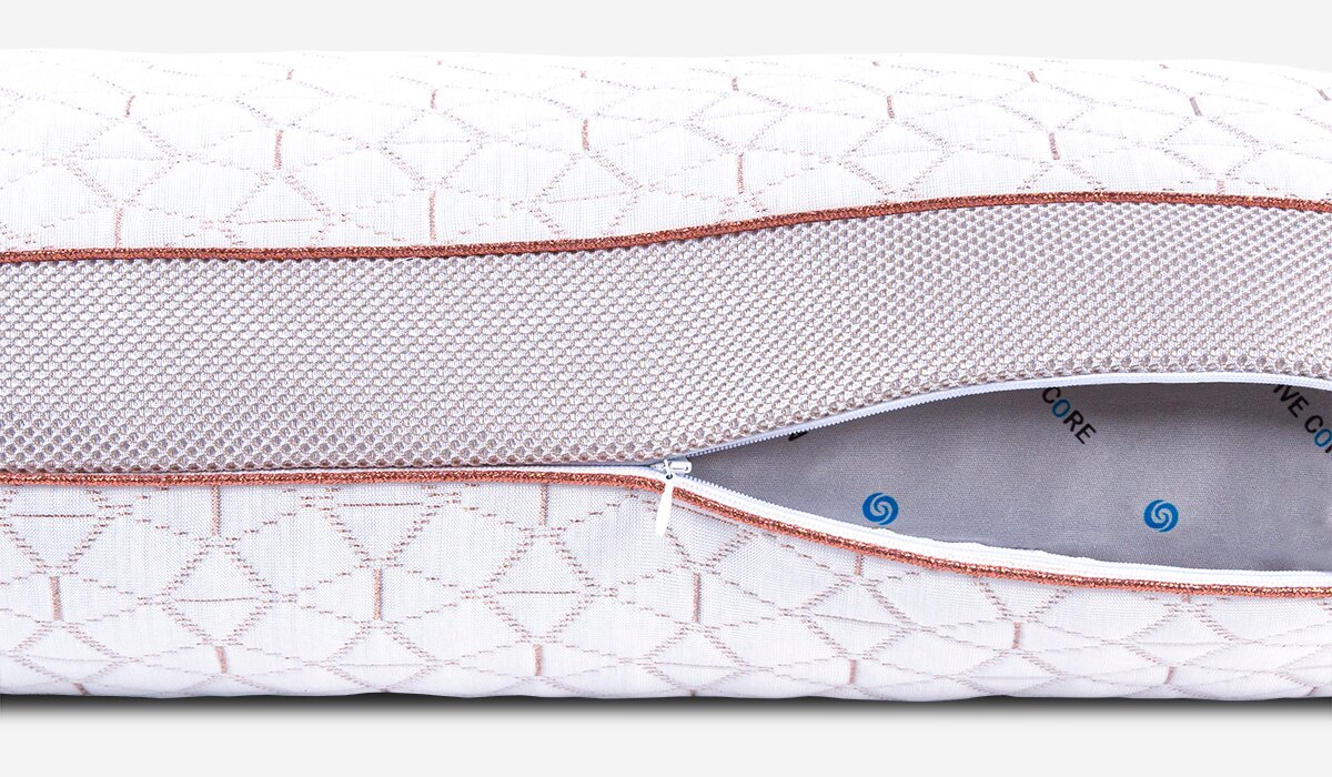 BEDGEAR Glacier Cuddle Curve 1.0 Pillow - Stomach Sleeper - Image 5