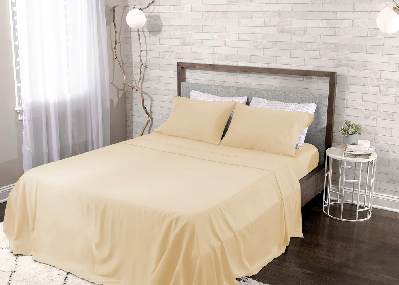 BEDGEAR Hyper-Cotton™ 4-Piece King Sheet Set - Champagne - Image 4