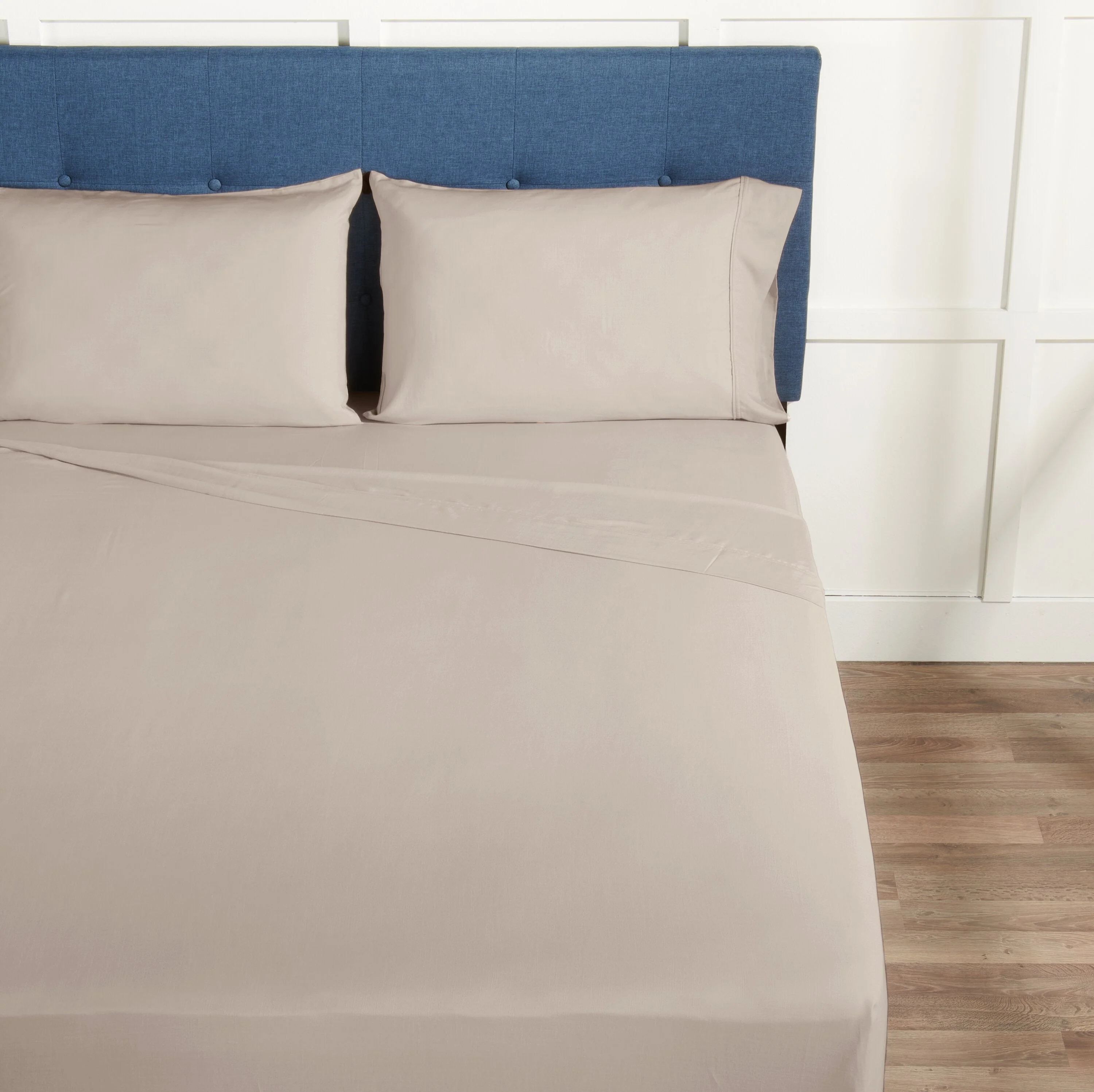 BEDGEAR Hyper-Linen™ Performance 4-Piece King Split Sheet Set - Beige - Image 3