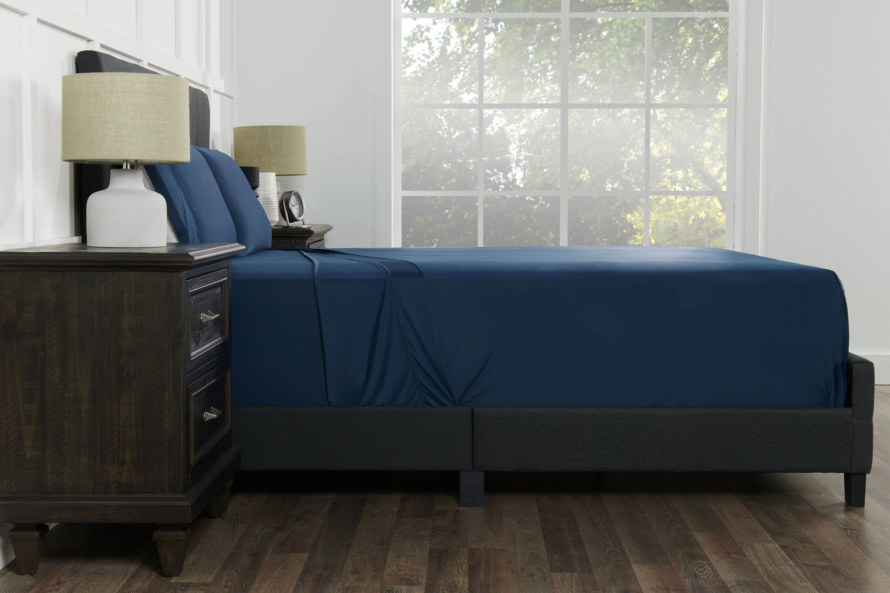 BEDGEAR Ver-Tex™ Performance 4-Piece Queen Sheet Set - Navy - Image 8