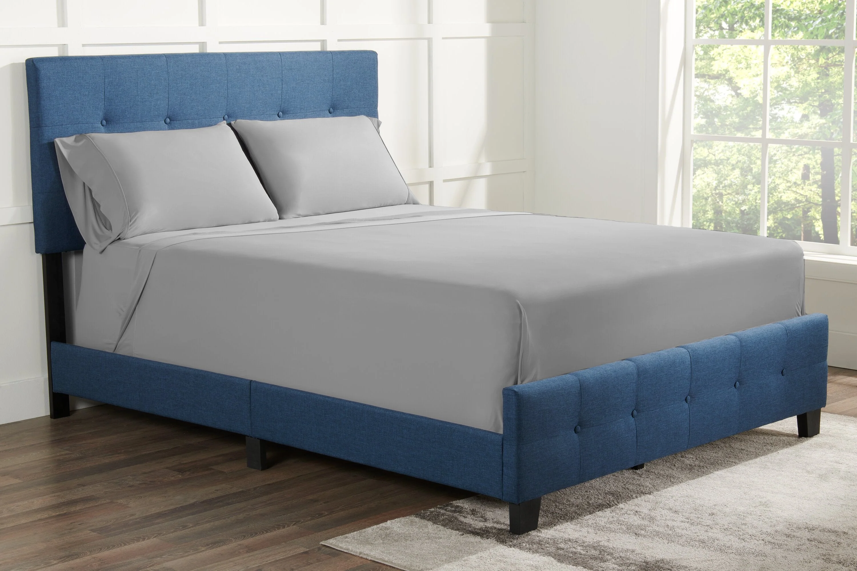 BEDGEAR Ver-Tex™ Performance 5-Piece King Split Sheet Set - Light Grey - Image 7
