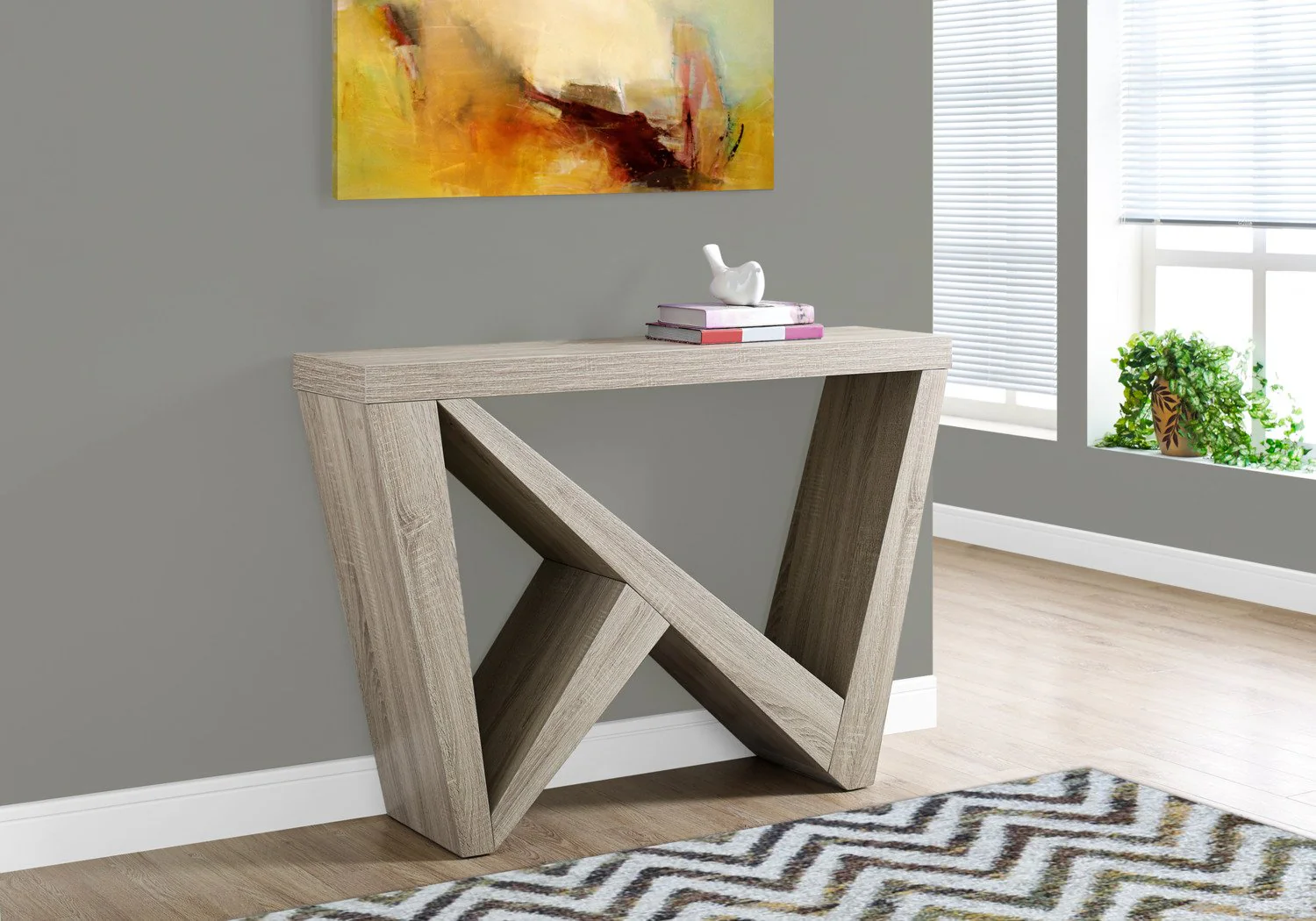 Belper Console Table - Dark Taupe - Image 2