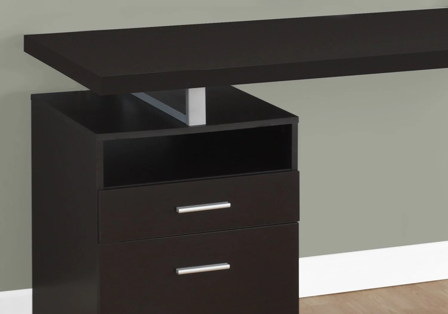 Belvenia Adjustable Desk - Espresso - Image 2