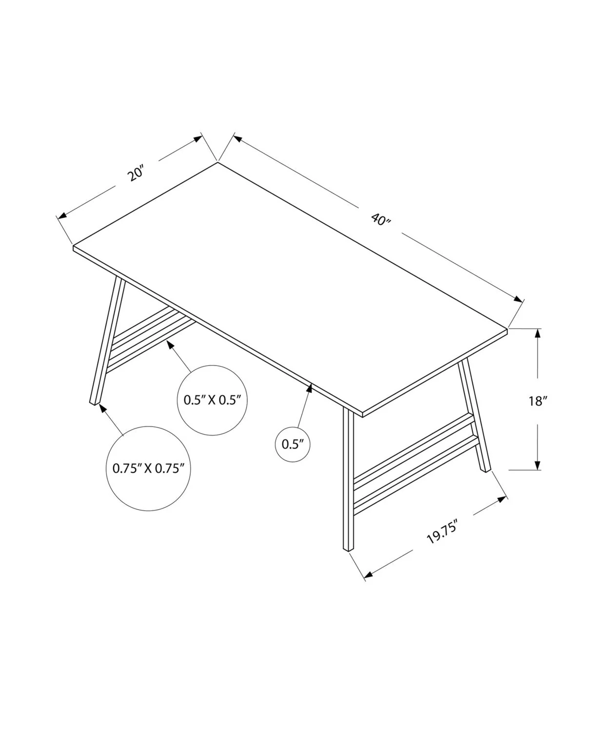 Bethel Coffee Table - Grey - Image 4