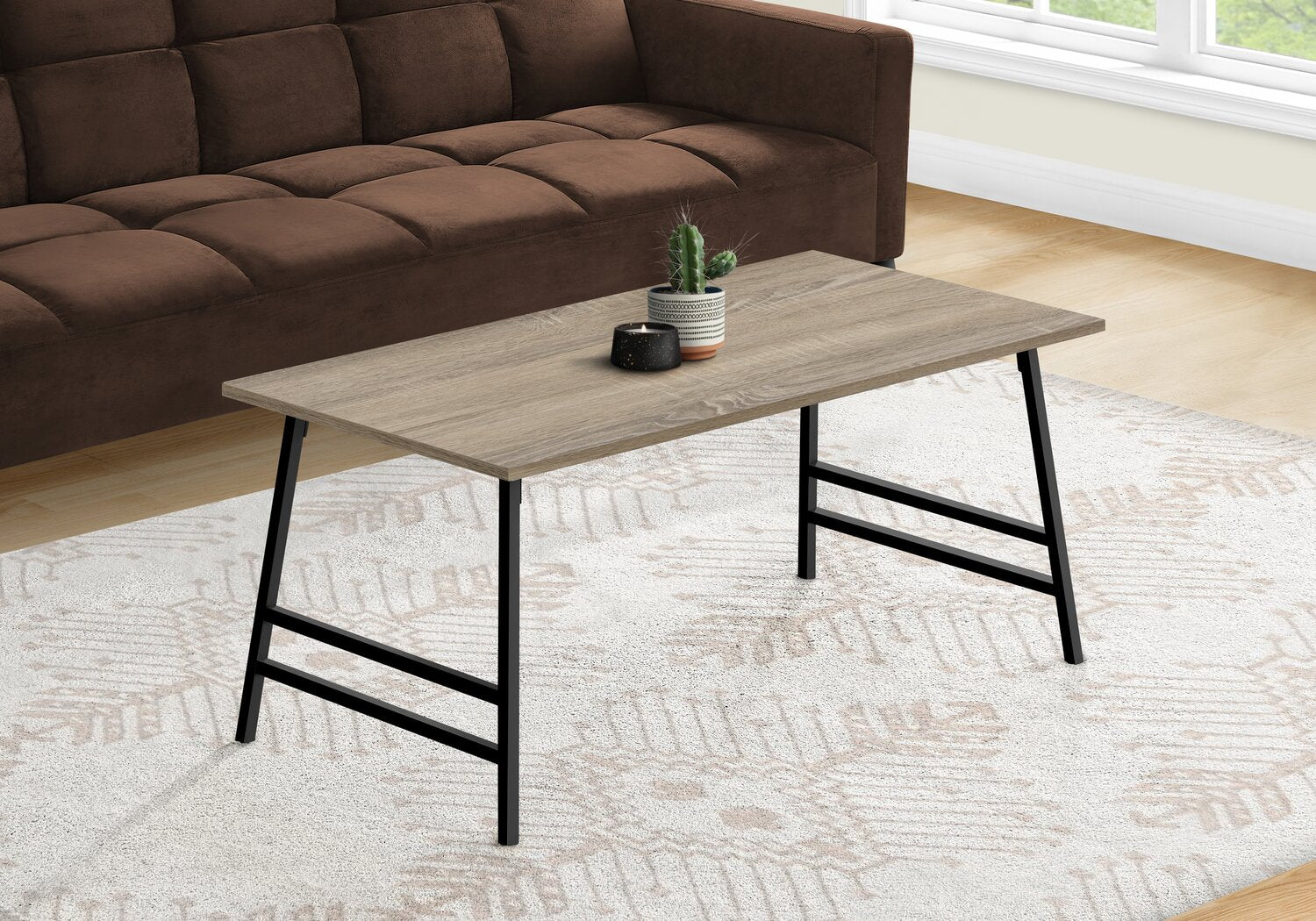 Bethel Coffee Table - Taupe - Image 2