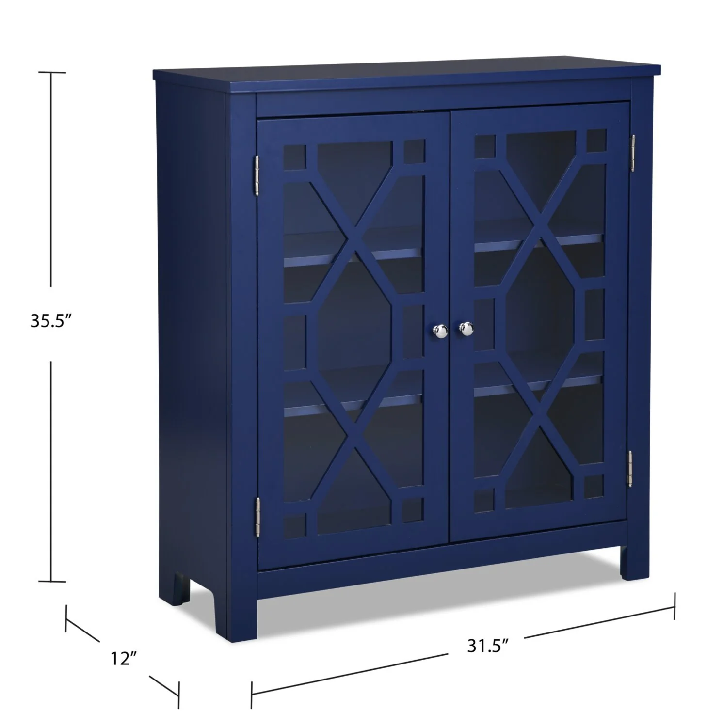 Binche Accent Cabinet - Navy - Image 7
