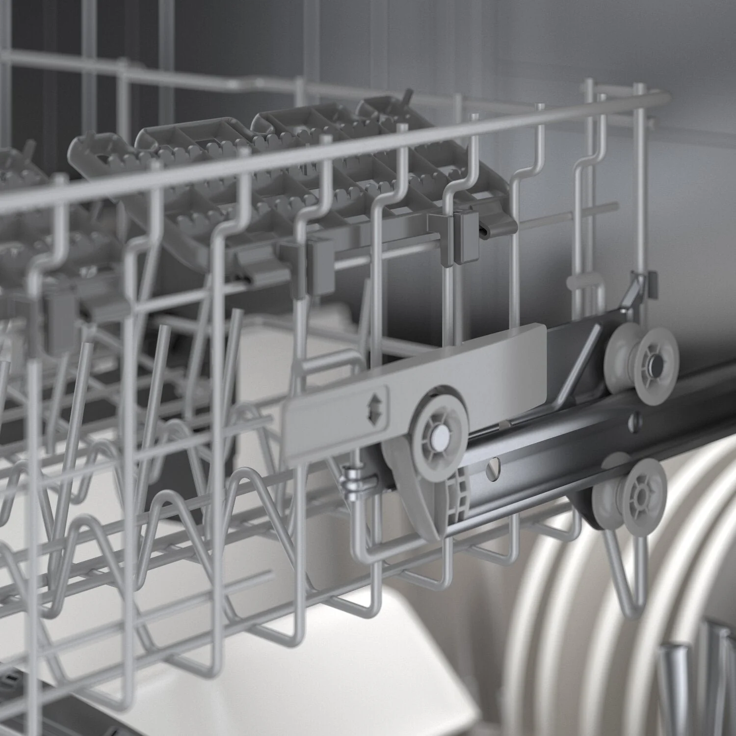 Bosch 100 Series Smart Dishwasher with PrecisionWash® and Third Rack - SHE5AE75N - Image 8
