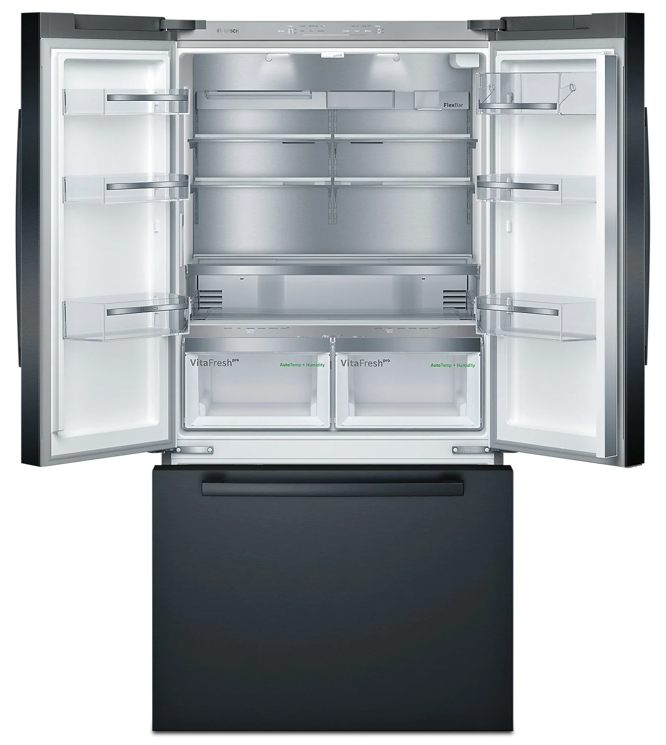 Bosch 21 Cu. Ft. 800 Series French-Door Refrigerator - B36CT80SNB - Image 3